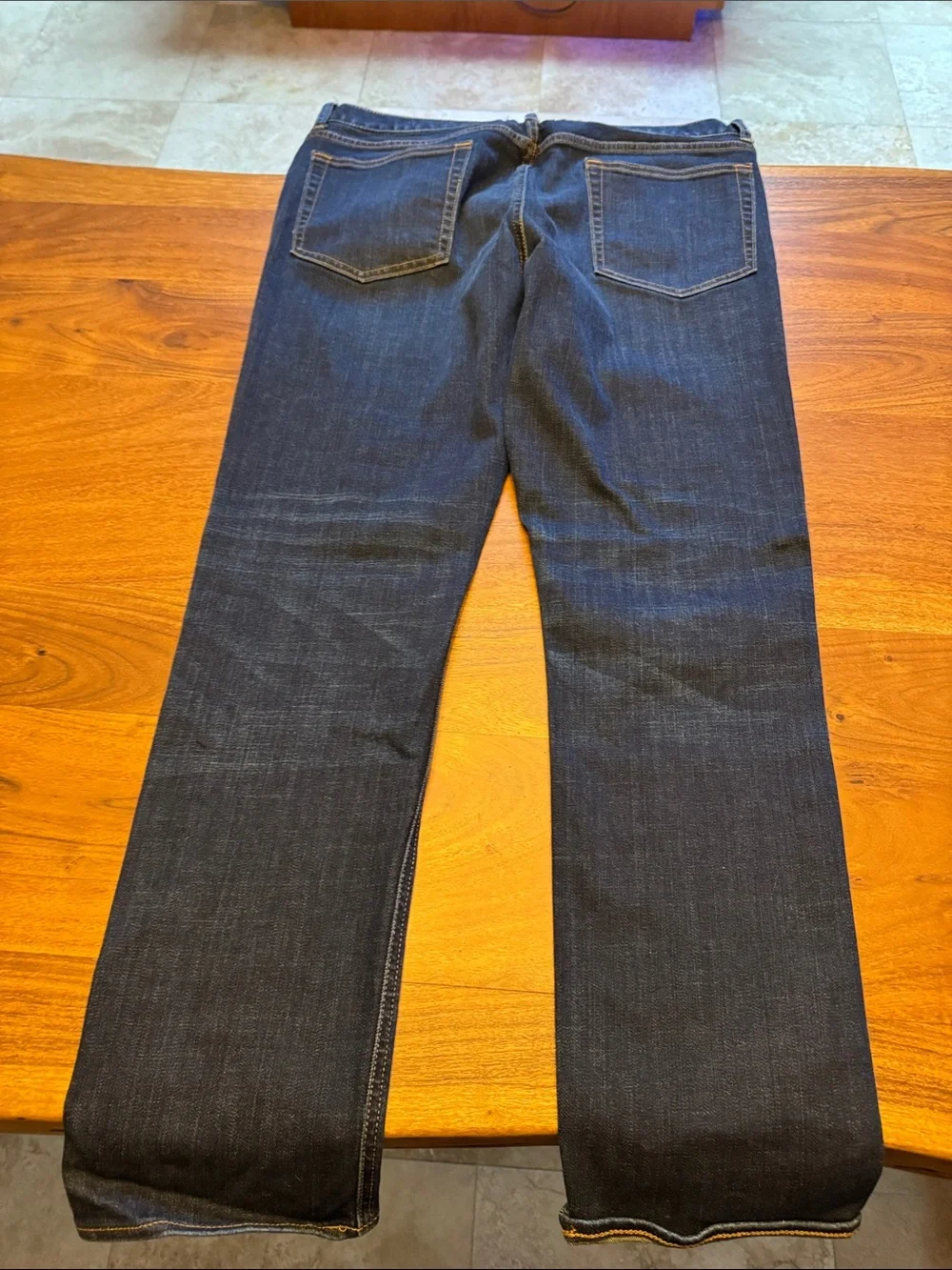 J. Crew Men's Dark Indigo Straight Jeans